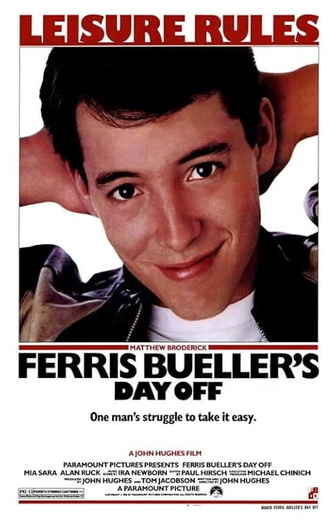 Ferris Bueller's Day Off film posteri